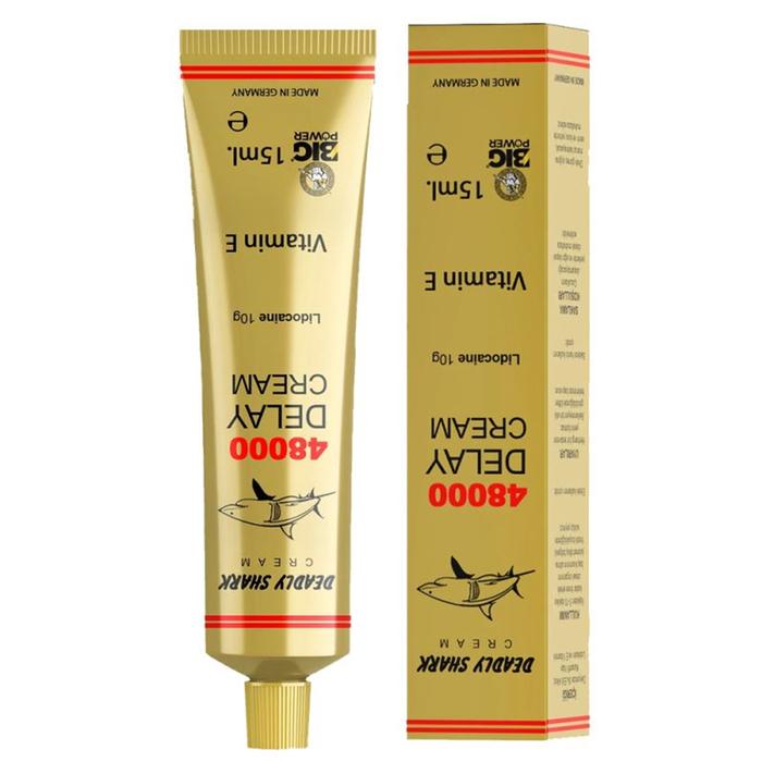Orjinal Deadly Shark Delay 48000 15 Ml. Özel Penis Kremi