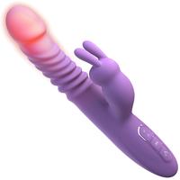 Pipedream Fantasy For Her Thrusting Silicone Rabbit Stimulation Vibrator