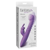 Pipedream Fantasy For Her Thrusting Silicone Rabbit Stimulation Vibrator