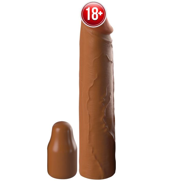 Pipedream Fantasy X-Tensions Elite 2'' Silicone Brown Penis Sleeve