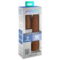 Pipedream Fantasy X-Tensions Elite 2'' Silicone Brown Penis Sleeve