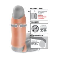 Pipedream Fantasy X-Tensions Real Feel Enhancer 7'' Penis Kılıfı