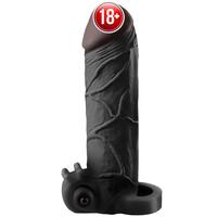 Pipedream Fantasy X-Tensions Vibrating Real Feel 2'' Zenci Titreşimli Penis Kılıfı
