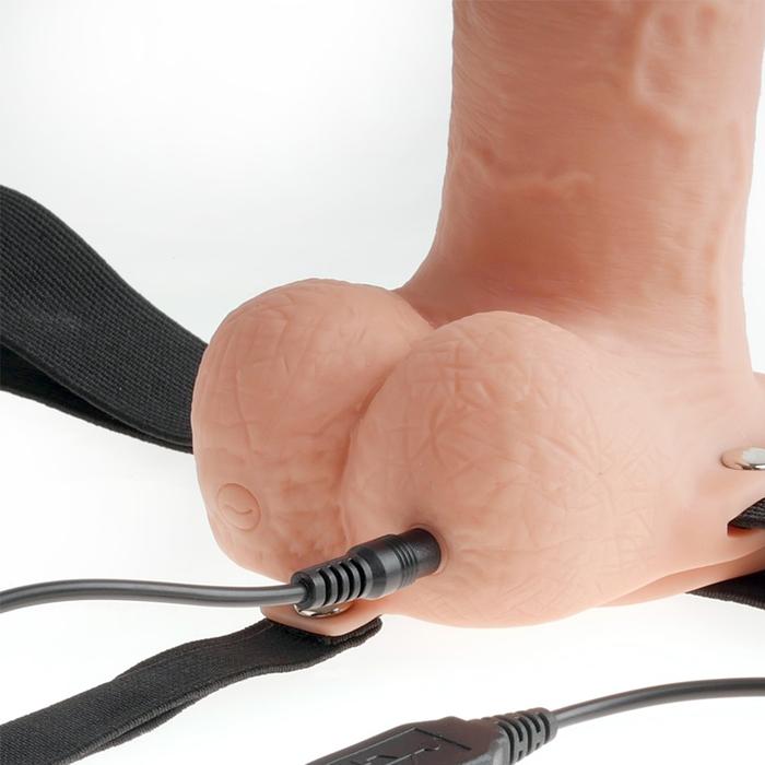 Pipedream Fetish Fantasy Series 9" Hollow Rechargeable Strap-On