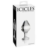 Pipedream İcicles No.25 Hand Blown Glass Massager Cam Dildo
