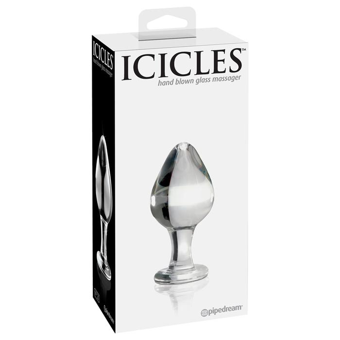 Pipedream İcicles No.25 Hand Blown Glass Massager Cam Dildo
