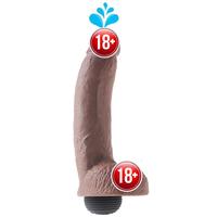Pipedream King Cock 9" Squirting Cock with Balls Dildo Boşalabilir Realistik Penis