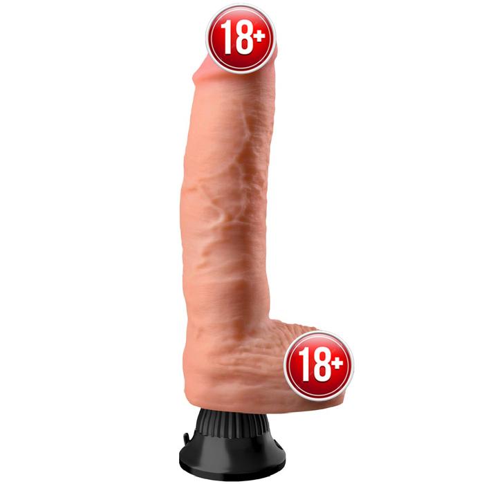 Pipedream Real Feel Deluxe No. 9 24 cm Vantuz Titreşimli Yapay Penis