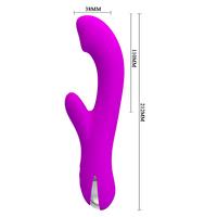 Pretty Love Cornelius Isıtmalı G-Spot Clitoral Rabbit Vibratör BI-014602