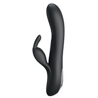 Pretty Love Dylan Parmak Hareket Fonksiyonlu Rabbit Vibratör-Black