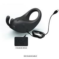 Pretty Love Rabbit Vibrator Cock Ring  7 Modlu Titreşimli Penis Halkası BI-210152
