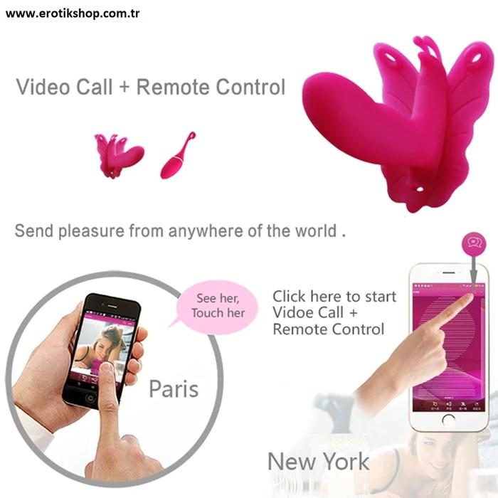 Realov Lydia 1 Pink Telefon Kontrollü Giyilebilir Külotlu Vibratör