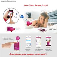 Realov Lydia 1 Pink Telefon Kontrollü Giyilebilir Külotlu Vibratör