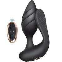 Rocks-Off Cocktail Dual Motored Çiftlere Özel Uzaktan Kumanda Vibratör-Black