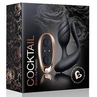 Rocks-Off Cocktail Dual Motored Çiftlere Özel Uzaktan Kumanda Vibratör-Black