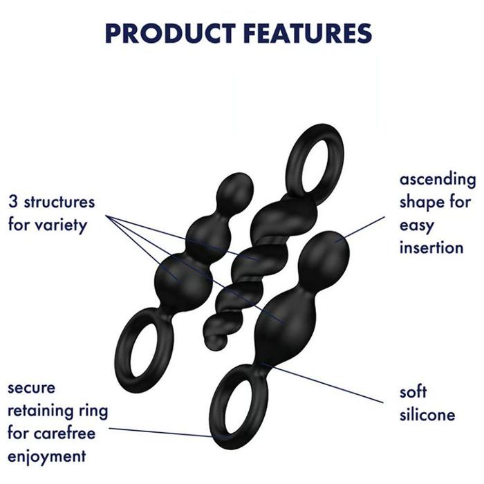 Satisfyer Booty Call Plugs Silikon Anal Set
