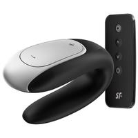Satisfyer Double Fun Black Telefon Kontrollü Partner Vibratör