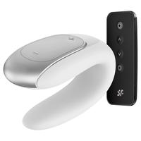 Satisfyer Double Fun White Telefon Kontrollü Partner Vibratör