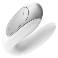 Satisfyer Double Fun White Telefon Kontrollü Partner Vibratör