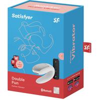 Satisfyer Double Fun White Telefon Kontrollü Partner Vibratör