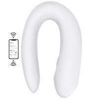 Satisfyer Double Joy White Telefon Kontrollü Vibratör