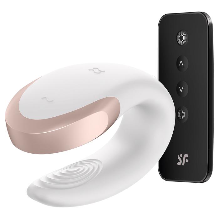 Satisfyer Double Love White Telefon Kontrollü Partner Vibratör