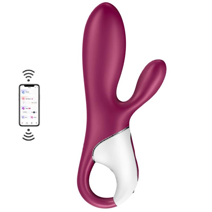 Satisfyer Hot Bunny Connect Telefon Kontrollü Isıtmalı Tavşan Vibratör