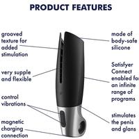 Satisfyer Men Vibration Power Masturbator Telefon Kontrollü Vajina