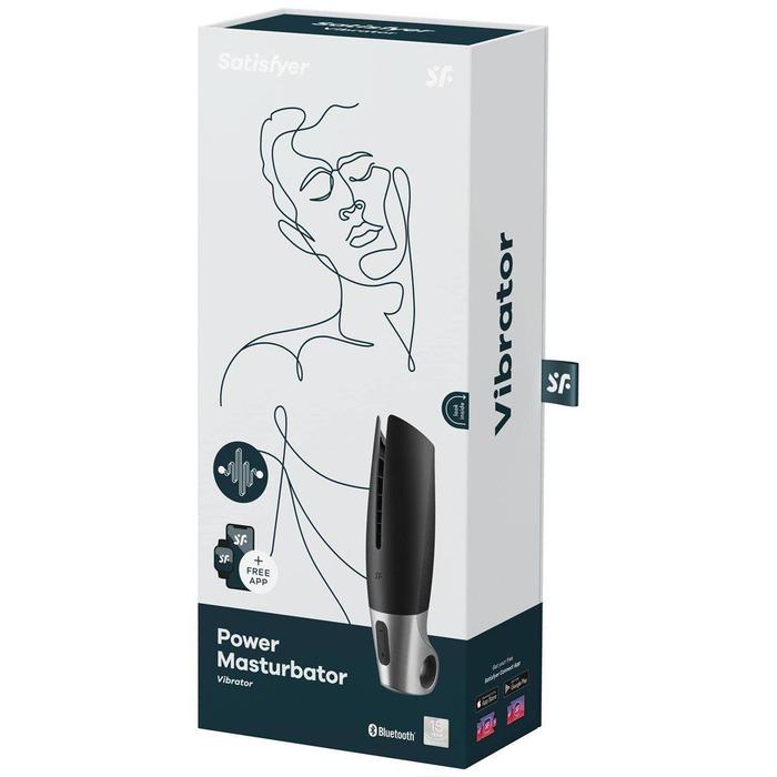 Satisfyer Men Vibration Power Masturbator Telefon Kontrollü Vajina