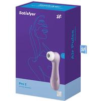 Satisfyer Pro 2 Air Pulse Sucking Vibe Klitoral Emiş Güçlü Vibratör-Lilac