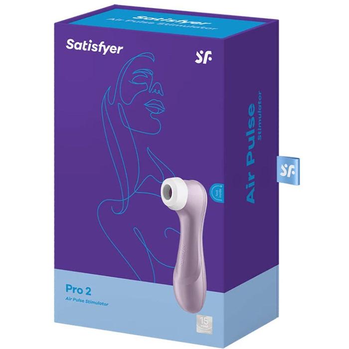 Satisfyer Pro 2 Air Pulse Sucking Vibe Klitoral Emiş Güçlü Vibratör-Lilac