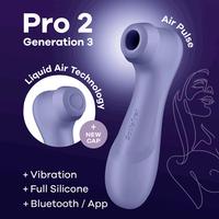 Satisfyer Pro 2 Generation 3 Telefon Kontrollü Emiş Vibratör-Lilac