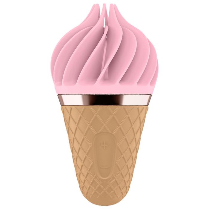 Satisfyer Sweet Treat Dönen Silikon Şarj Edilebilir Klitoral Vibratör-Pink