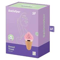Satisfyer Sweet Treat Dönen Silikon Şarj Edilebilir Klitoral Vibratör-Pink