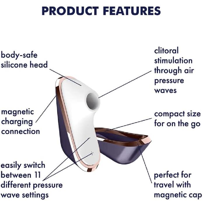Satisfyer Pro Traveler Clitoral Massager Emiş Güçlü Vibratör