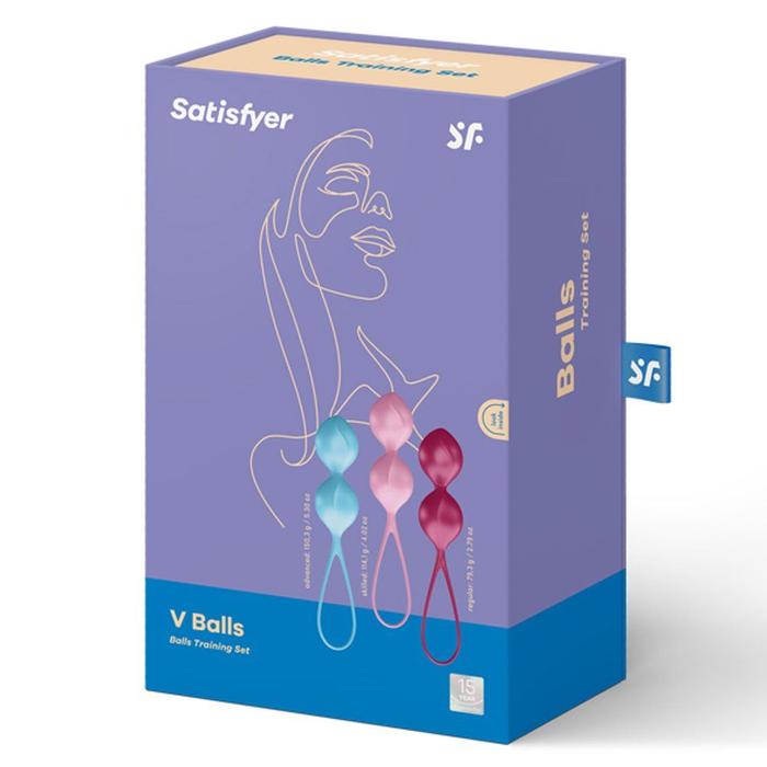 Satisfyer V Balls C03 Double V Balls Kegel Training 3 Pcs Set