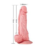 Sexual World Mars Dildo 18.5 cm İçi Boş Belden Bağlamalı Realistik Penis
