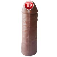 Sexual World Maxx Perry Sleeve Yumuşak Doku Realistik Penis Kılıfı-Brown