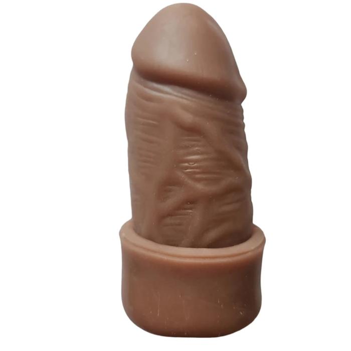Sexual World Maxx Perry Sleeve Yumuşak Doku Realistik Penis Kılıfı-Brown