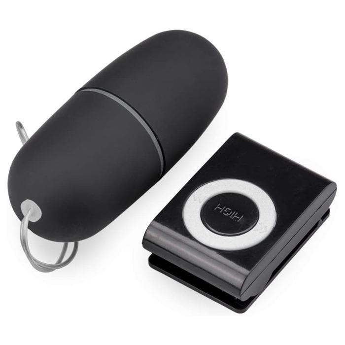 Sexual World Remote Control Egg Vibe Giyilebilir Mini Vibratör-Black