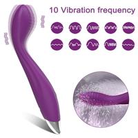 Sexual World Supplies 10 Mod Şarjlı G-Spot Vibratör-Purple