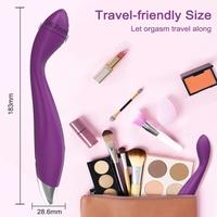 Sexual World Supplies 10 Mod Şarjlı G-Spot Vibratör-Purple