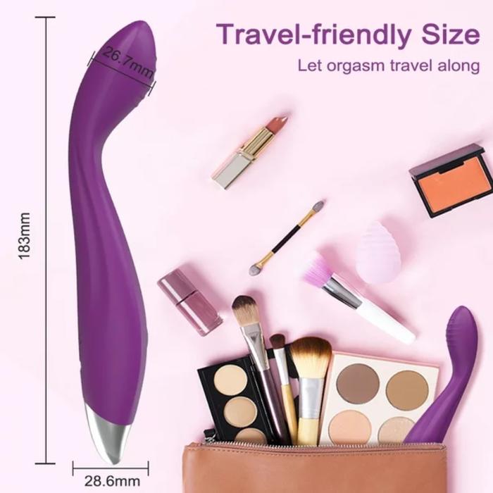 Sexual World Supplies 10 Mod Şarjlı G-Spot Vibratör-Purple