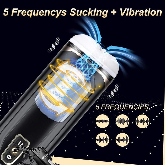 Shequ Cosima Telescopic Sucking Emiş Güçlü Hareketli Masturbator SQ-MA70079