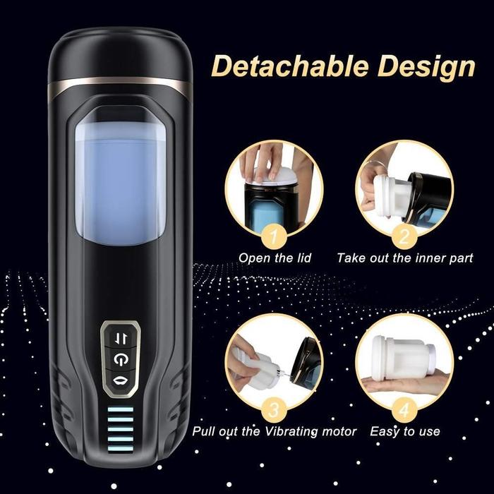 Shequ Cosima Telescopic Sucking Emiş Güçlü Hareketli Masturbator SQ-MA70079