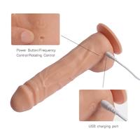 Shequ Detective Rotating Dildo 7.5'' Dönebilen Hareketli 19 cm Realistik Penis