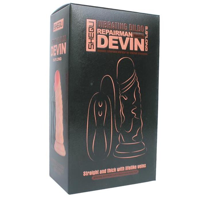 Shequ Devin Vibrating Dildo 6 İnc Titreşimli Realistik Penis