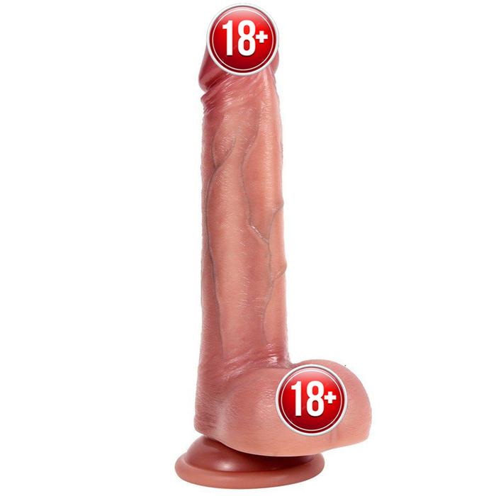 Shequ Dildo Series Bert 22 cm Natural Doku Realistik Penis SQ-WBD10168