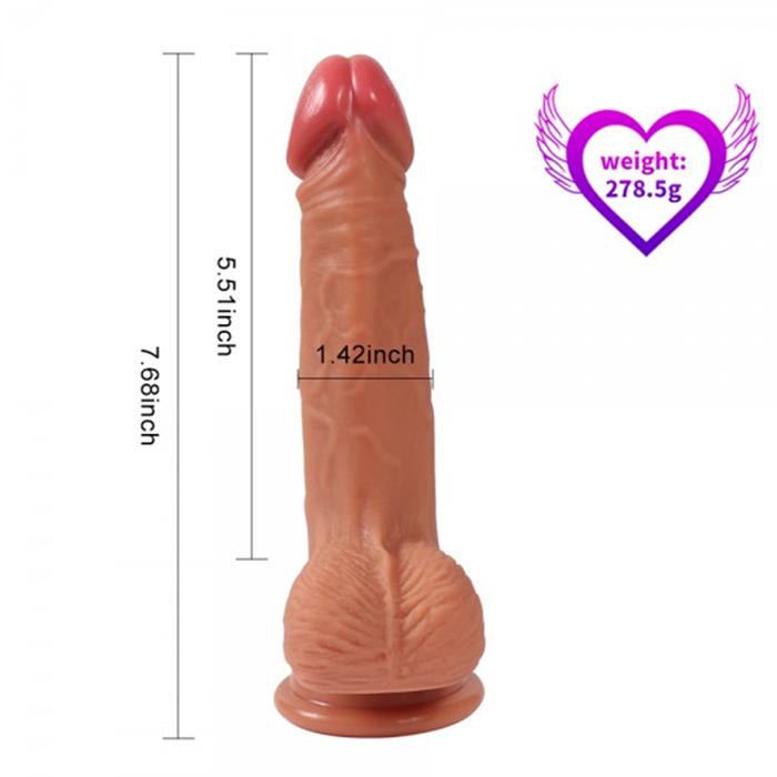 Shequ Dildo Series Diego 19 cm Natural Doku Realistik Penis SQ-WBD10024