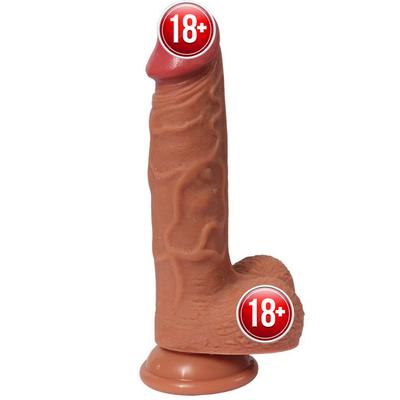 Shequ Dildo Series Hans 21 cm Natural Doku Realistik Penis SQ-WBD10012